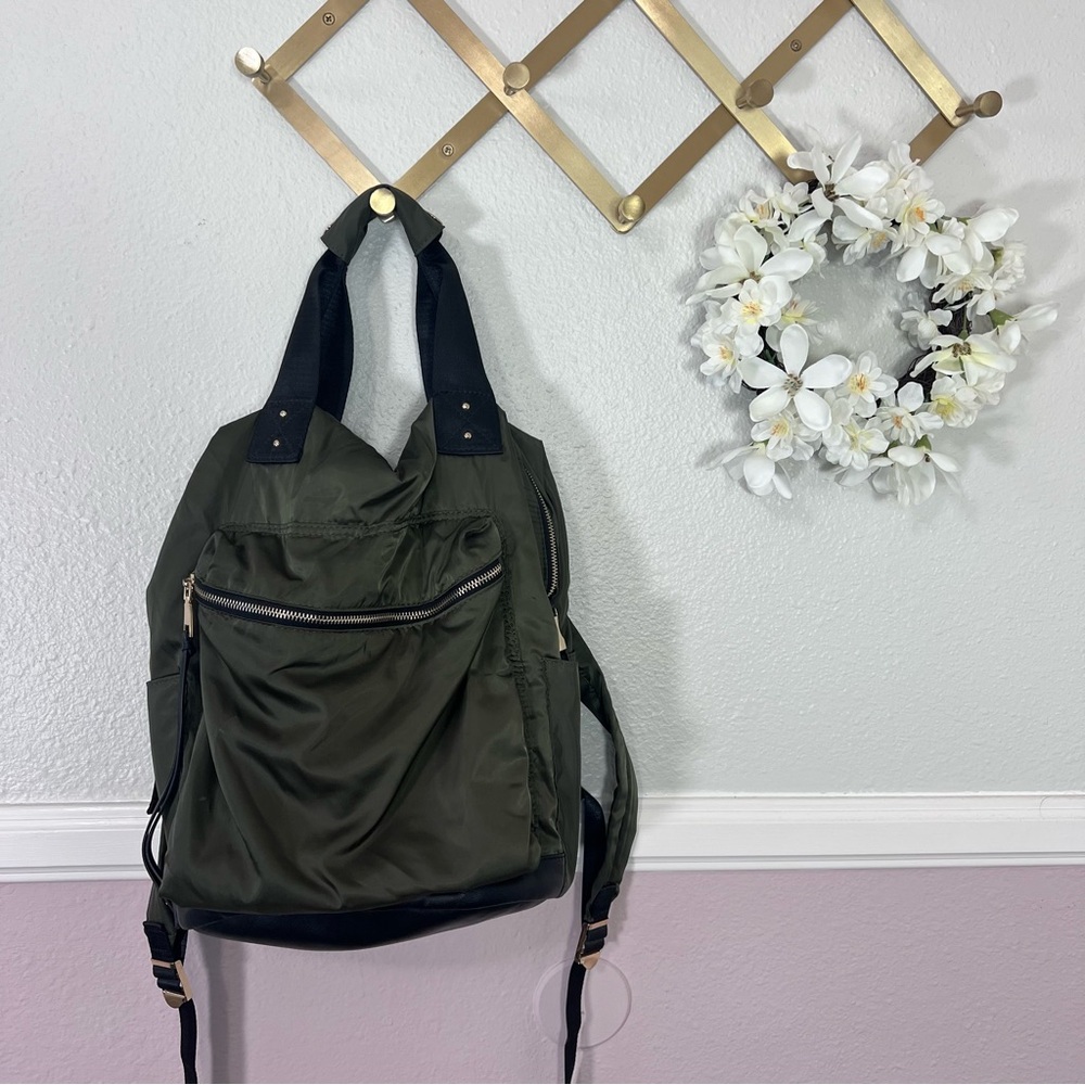 Olive Green UrbanFit Backpack by Urban Expressions